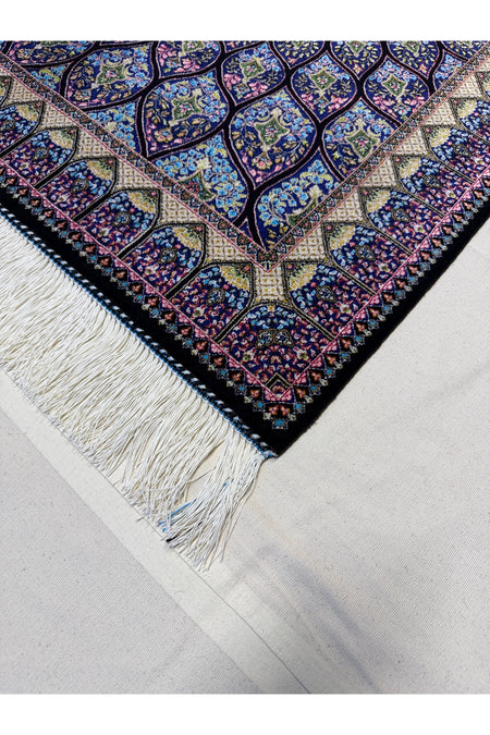 Afgan Rug Iranian Silk Fine Craftsmanship 1600 Reed Elegant Design - MALLTURK
