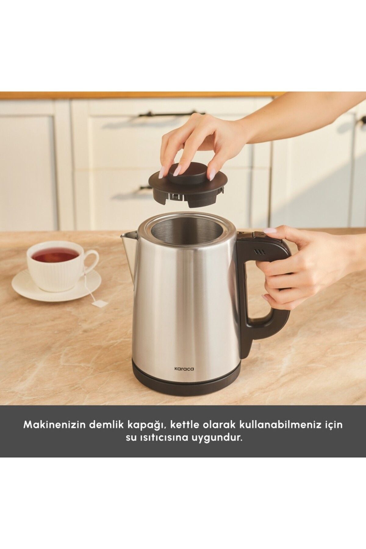 Karaca Gastro Tea Maker Cool Gray - MALLTURK