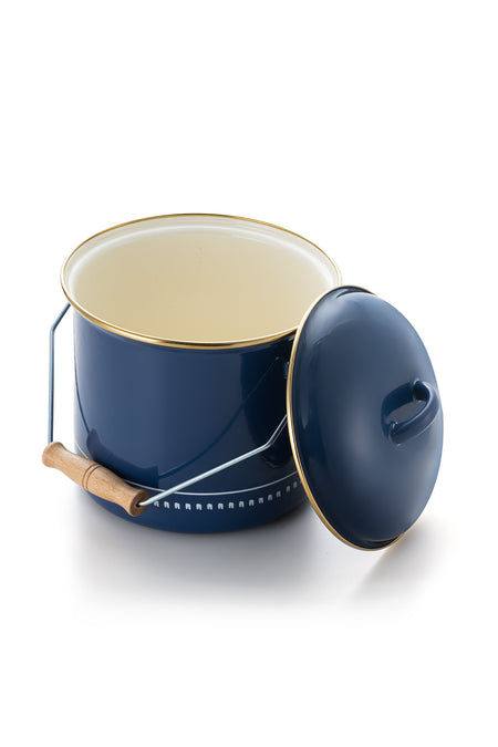 Emsan Hasbahce Enamel Yogurt Tenceresi - MALLTURK