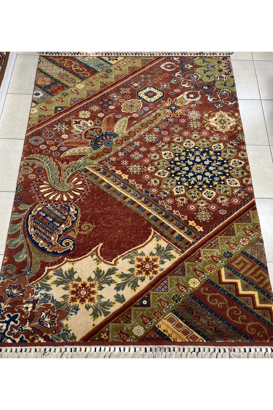 Yorem Carpet handwoven carpet Multicolored - MALLTURK