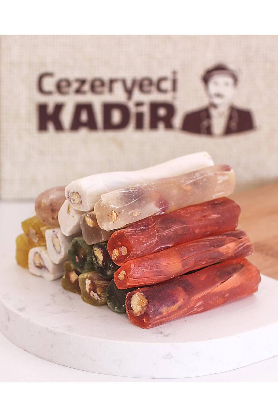 Cezeryeci kadir Pomegranate Flavored fitil Turkish Delight 2 x 500gr - MALLTURK