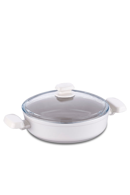 KORKMAZ Ornella Sera Vanilya Shallow Pot