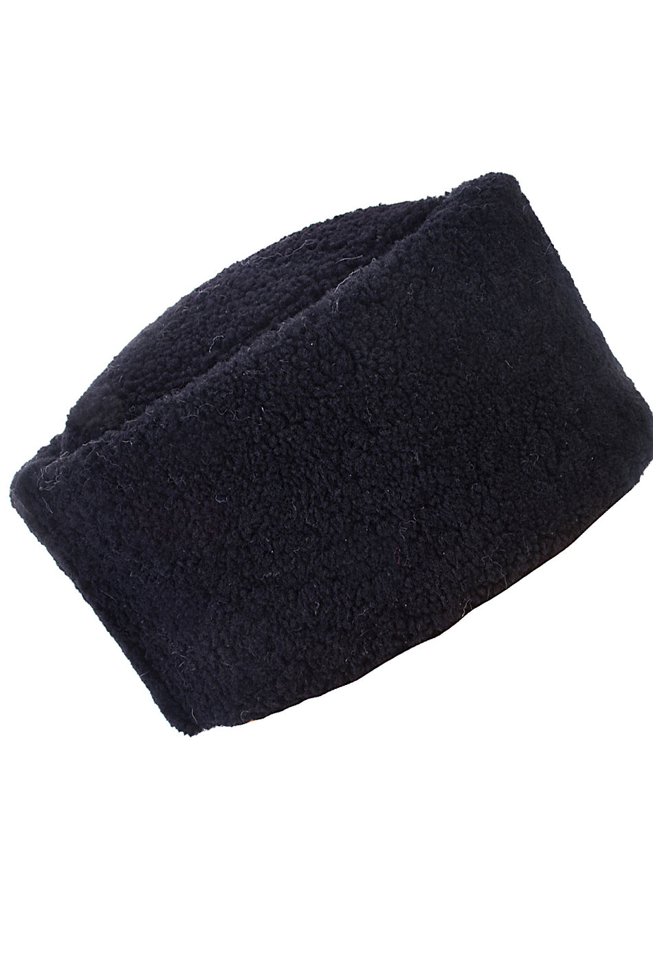 Fubileather Black Curly Caucasian Fur Hat