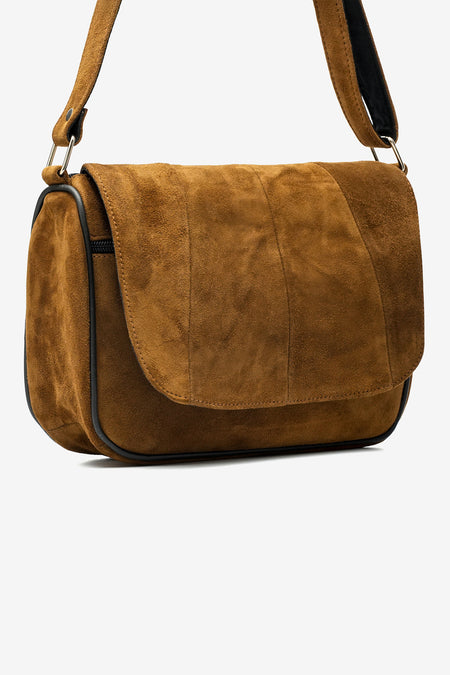 Fubileather Genuine Leather Flap Shoulder Bag