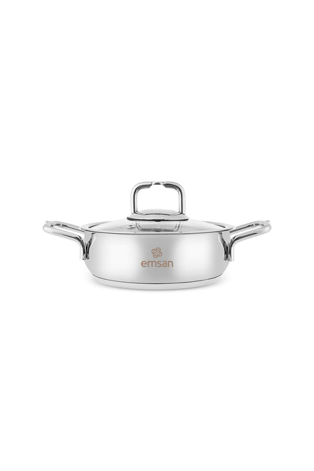 Emsan Emirgan Induction Uyumlu 6 Piece Pot Ve Saute Pan Set - MALLTURK