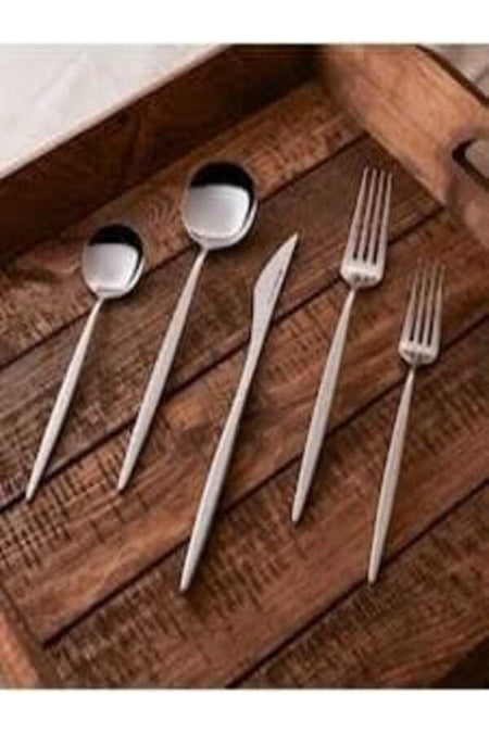 Karaca porto 12 Place Setting 60 Piece elegance Flatware Set Boxed - MALLTURK