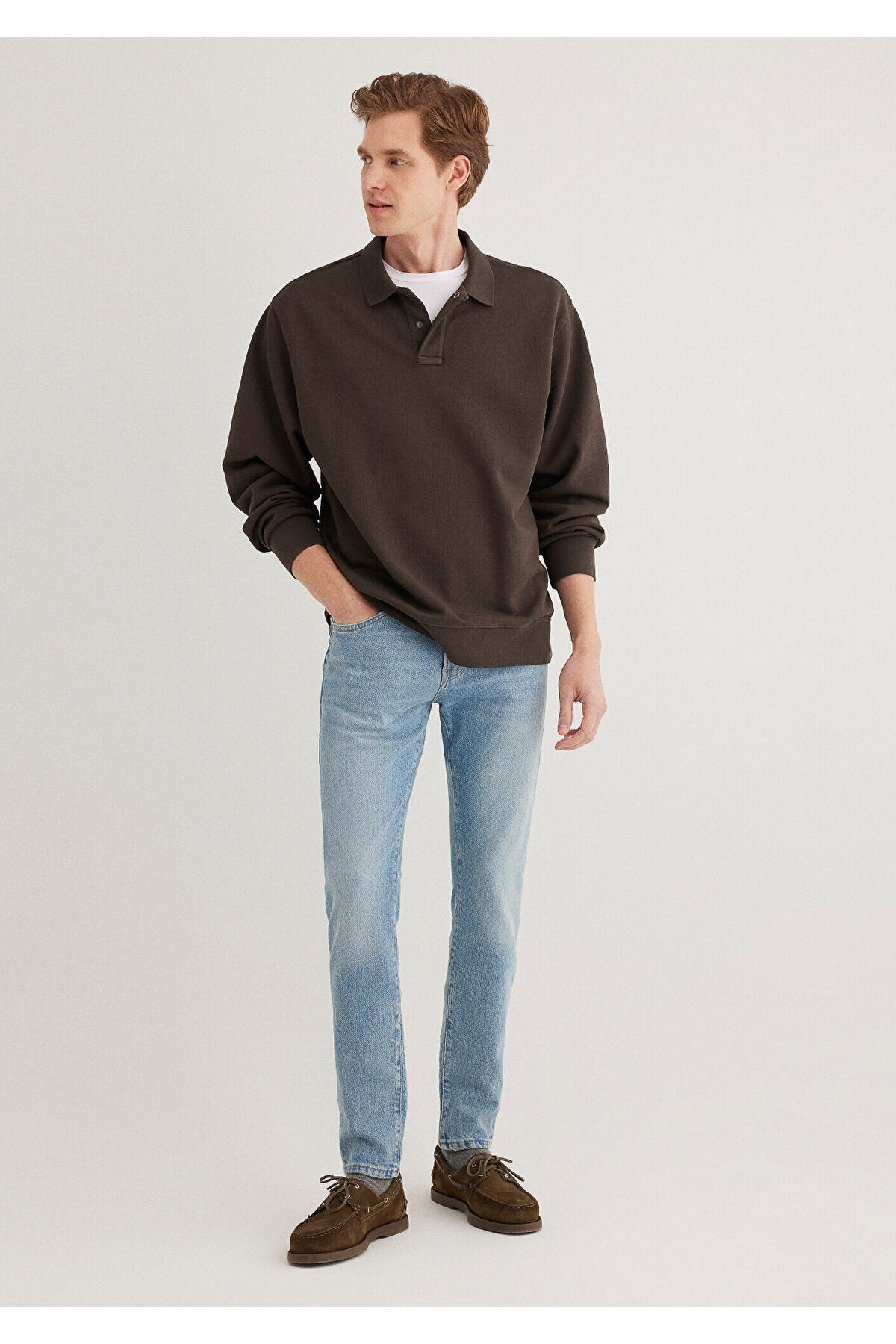 James Classic Denim Misty Light Mavi Jeans 0042486407 - MALLTURK