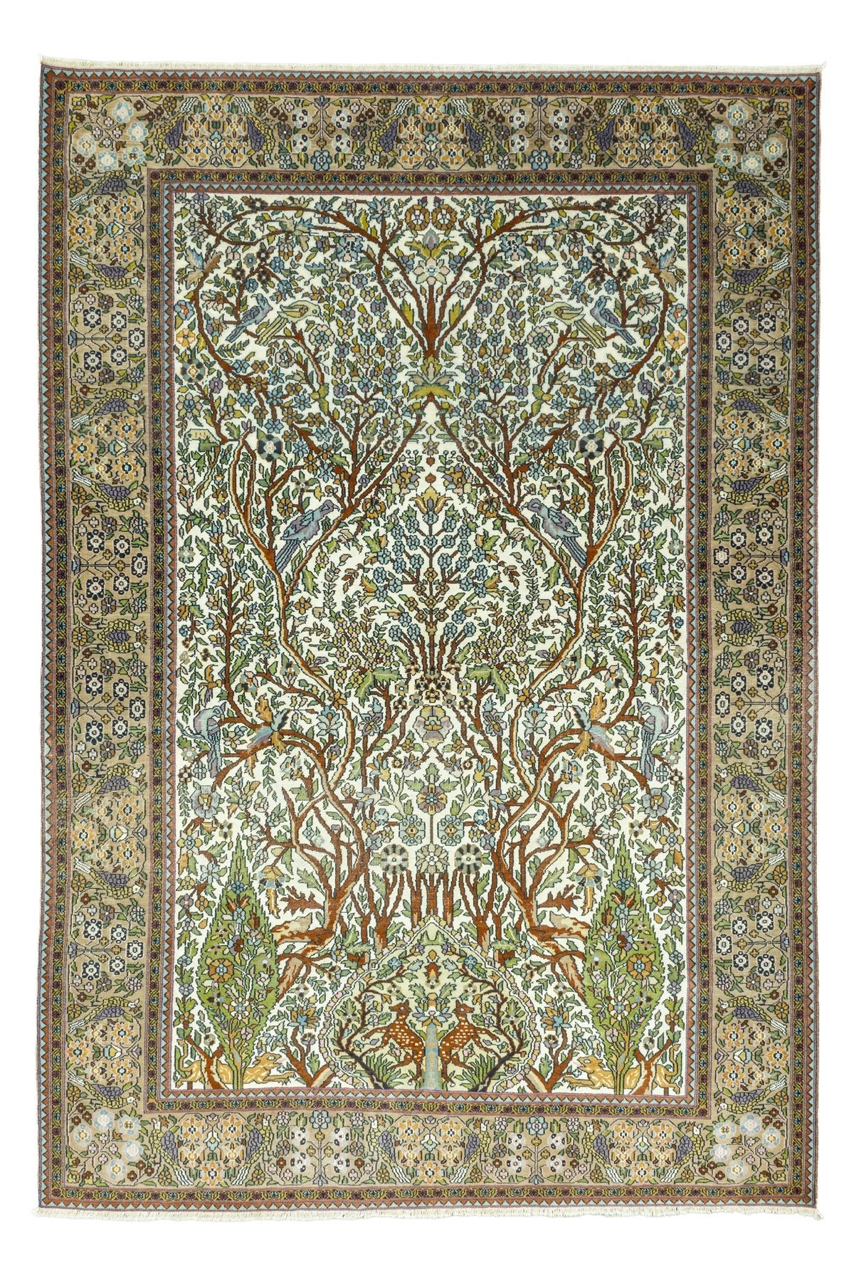 Soho Antiq Tabriz Hand-Woven Iranian Rug 121x178 cm - MALLTURK