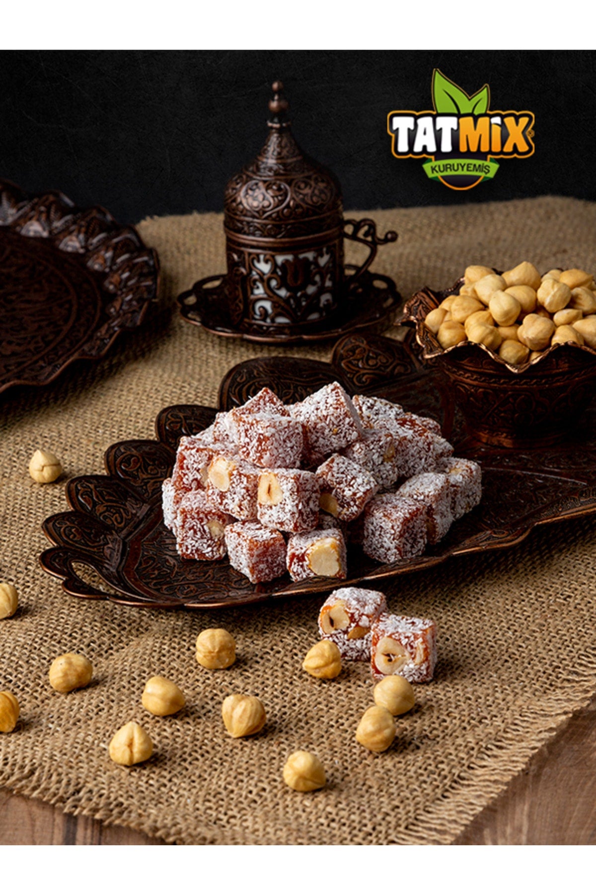 Tatmix Hazelnut Mini Carrot Confection 1kg - MALLTURK
