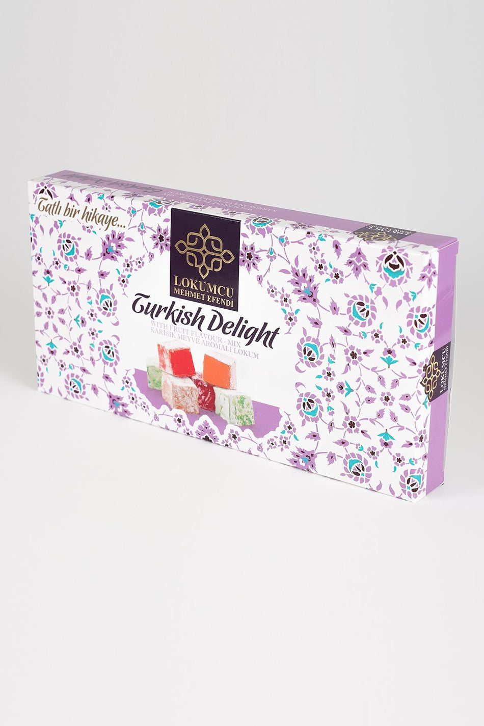 LOKUMCU mehmet efendi tatli bir hikaye 400 g Assorted Fruit Flavored Turkish Delight 400 g - MALLTURK