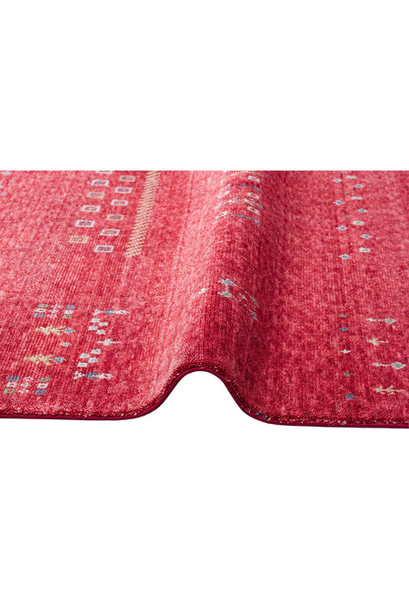 Eko Hali Zara ZR 06 Red is a special loom rug shaped by the intensive handiwork of women from Usak. - MALLTURK