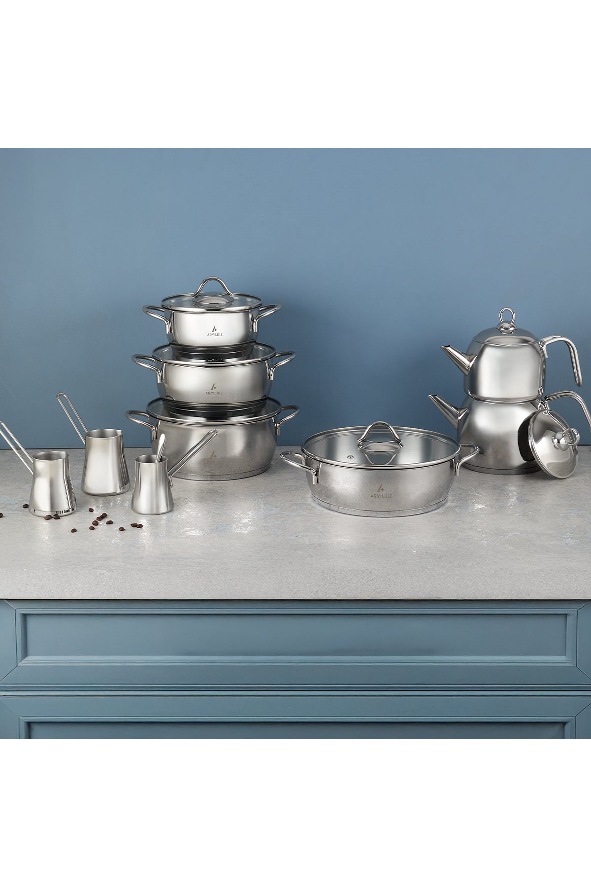 Aryildiz Solo 16 Piece Cookware Set