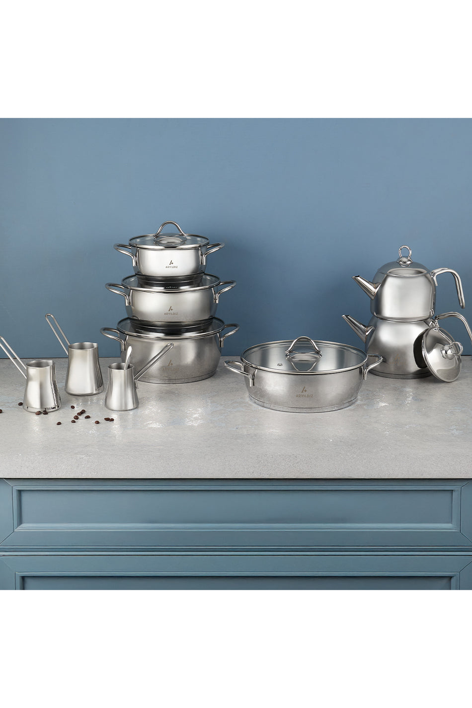 Aryildiz Solo 16 Piece Cookware Set