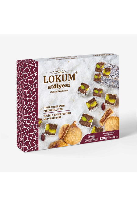 Lokum Atolyesi incirli Pistachio meyve kupleri 120g - MALLTURK