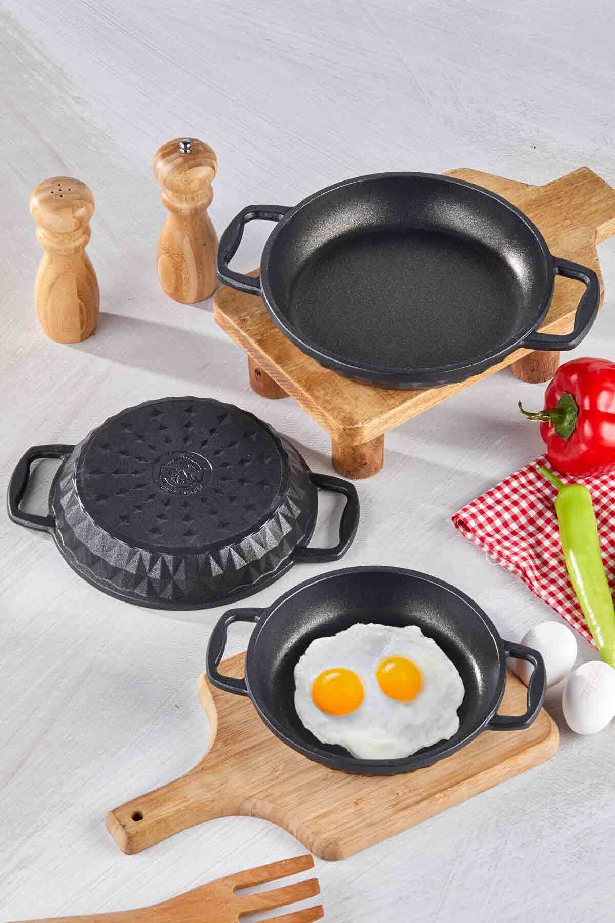 Tac Bella Cast Kapak 10 Piece Pot ve Saute Pan Set