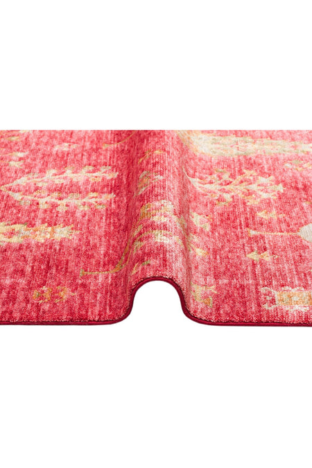 Eko Hali Zara 08 Red Autumn is a modern Usak carpet, specially handcrafted using bamboo. - MALLTURK