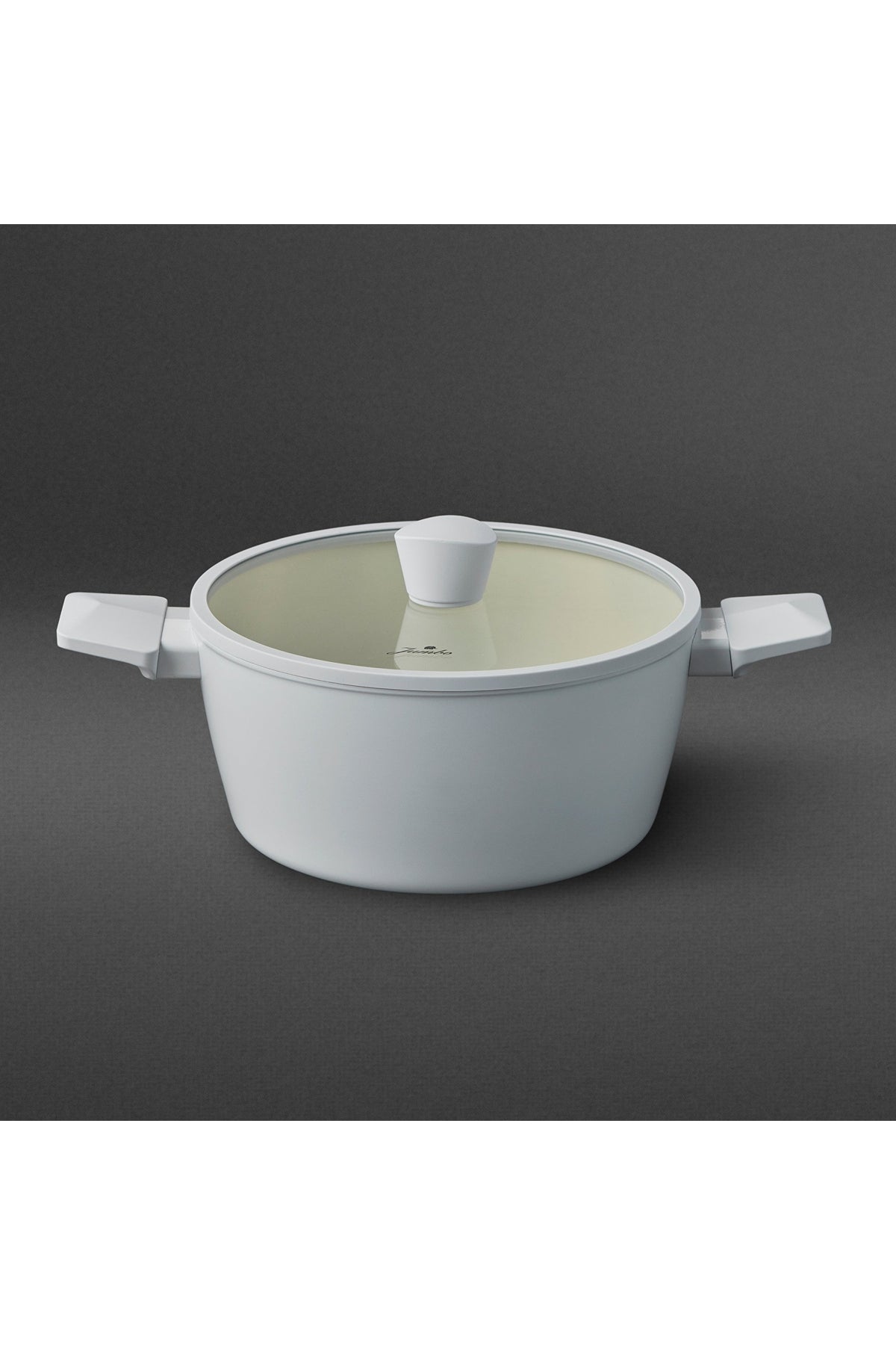 Jumbo Swiss Crystal Light Grey Stock Pot