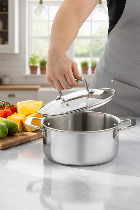 Emsan Pro Tri Ply Stock Pot