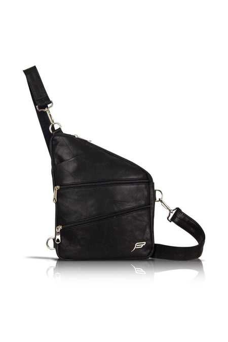 Fubileather Bodybag Genuine Leather Messenger Chest Bag Unisex