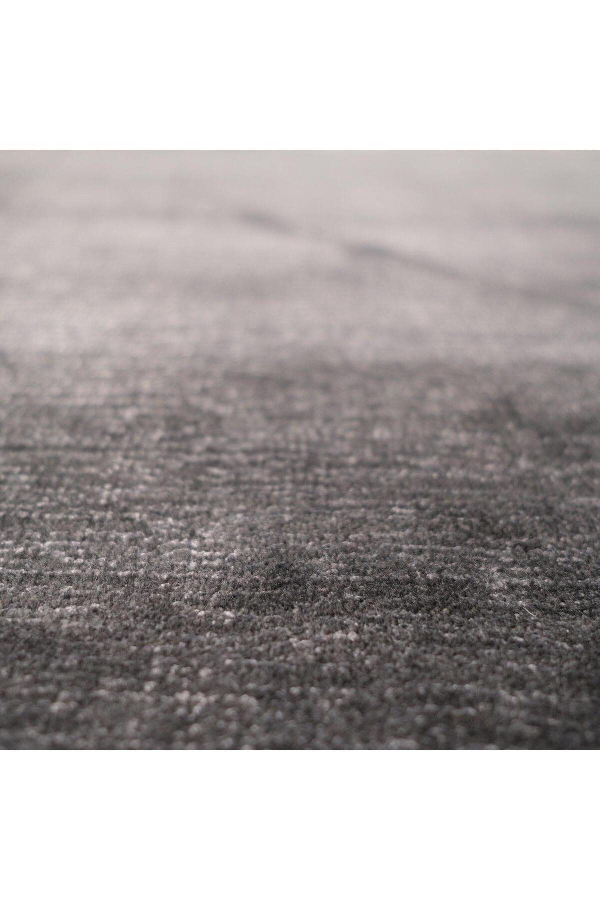 Halicizade Focus Serisi Sade Pattern Hand-Woven Rug-focus Grey