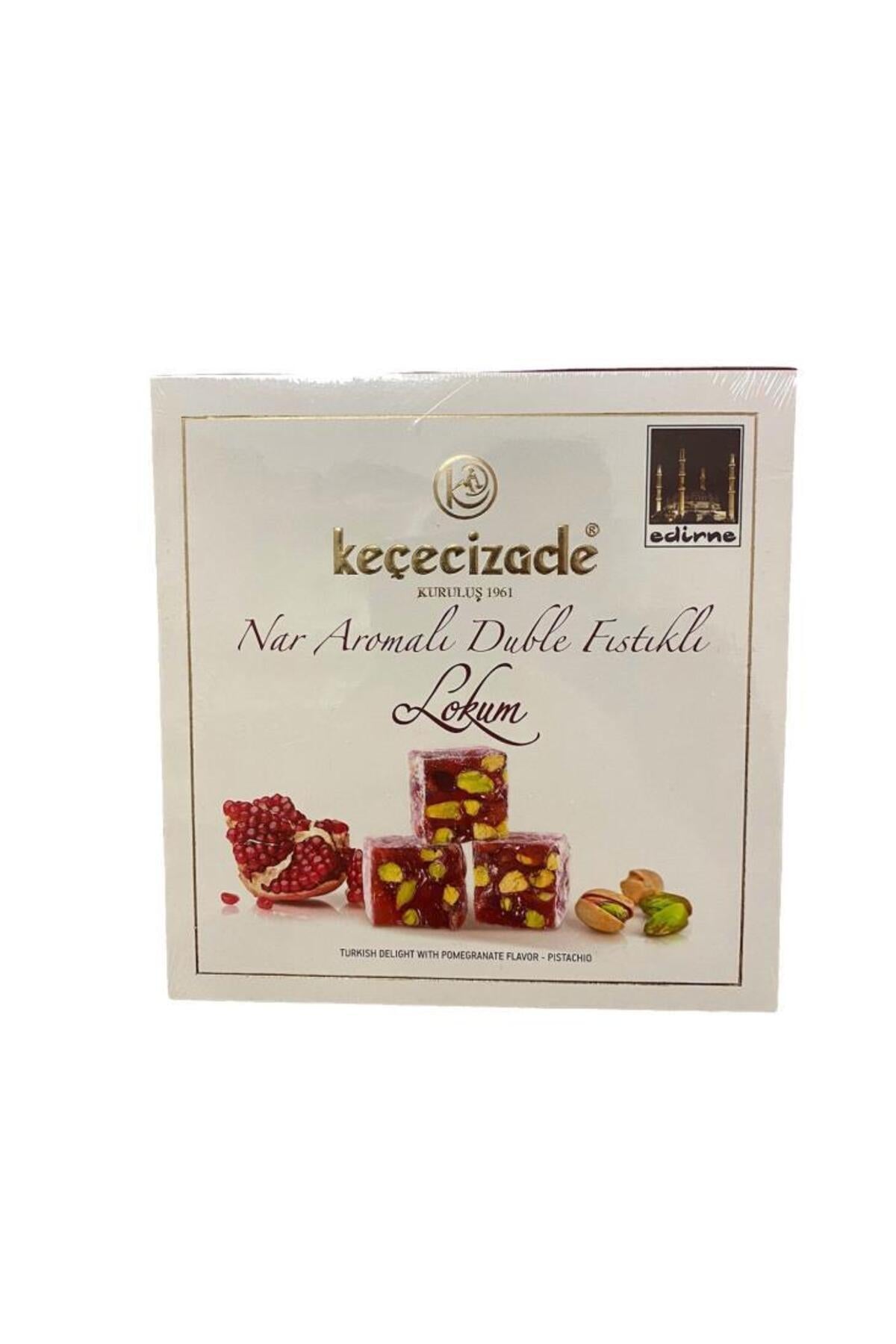 KECECIZADE kececizade Pomegranate Flavored Flavored Extra Pistachio Turkish Delight 250gr - MALLTURK