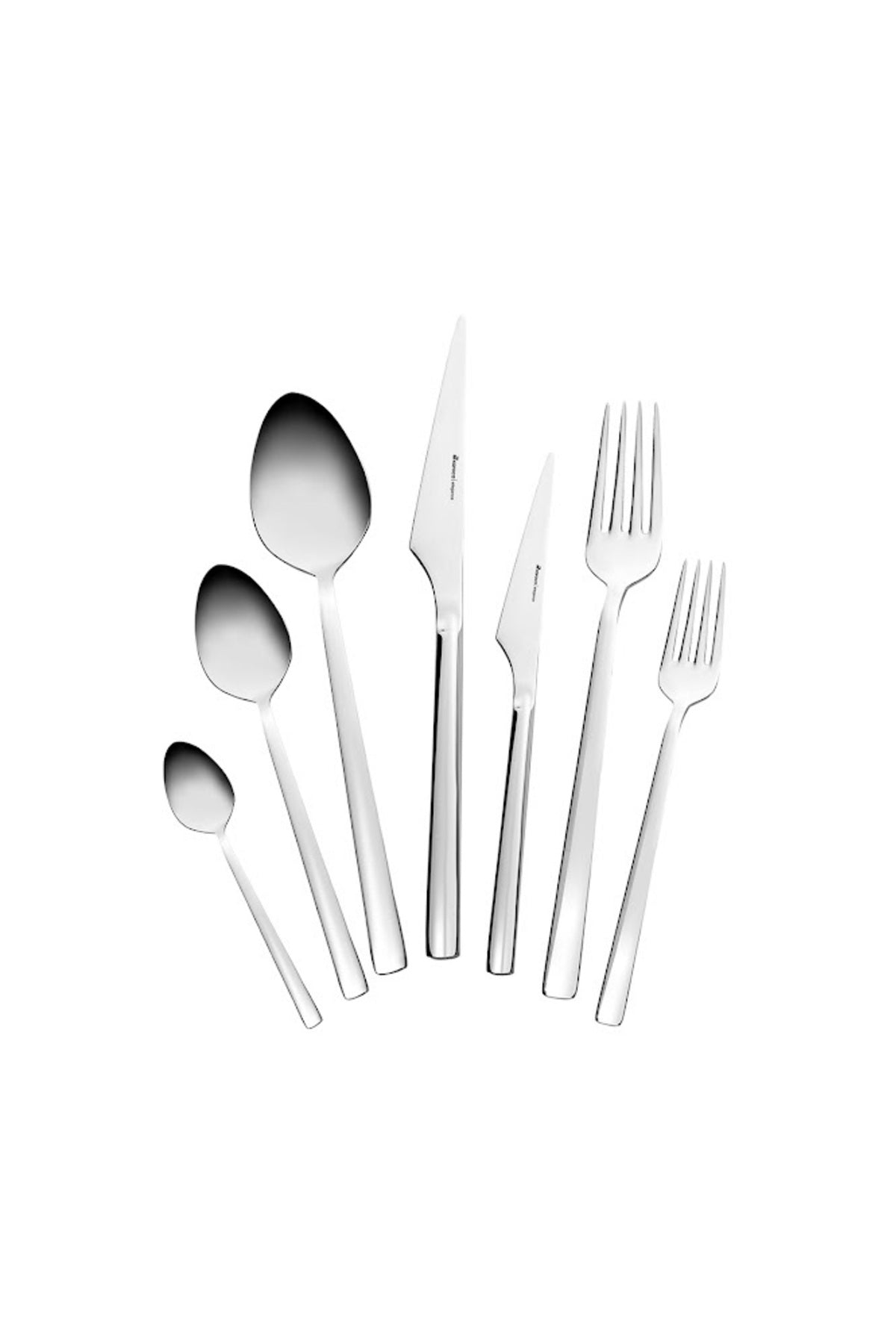 Karaca new davina 84 Piece 12 Place Setting Flatware Set - MALLTURK