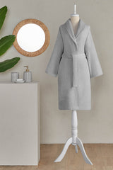 Ozdilek Floretta Dop Pio Shawl Collar Bathrobe - MALLTURK