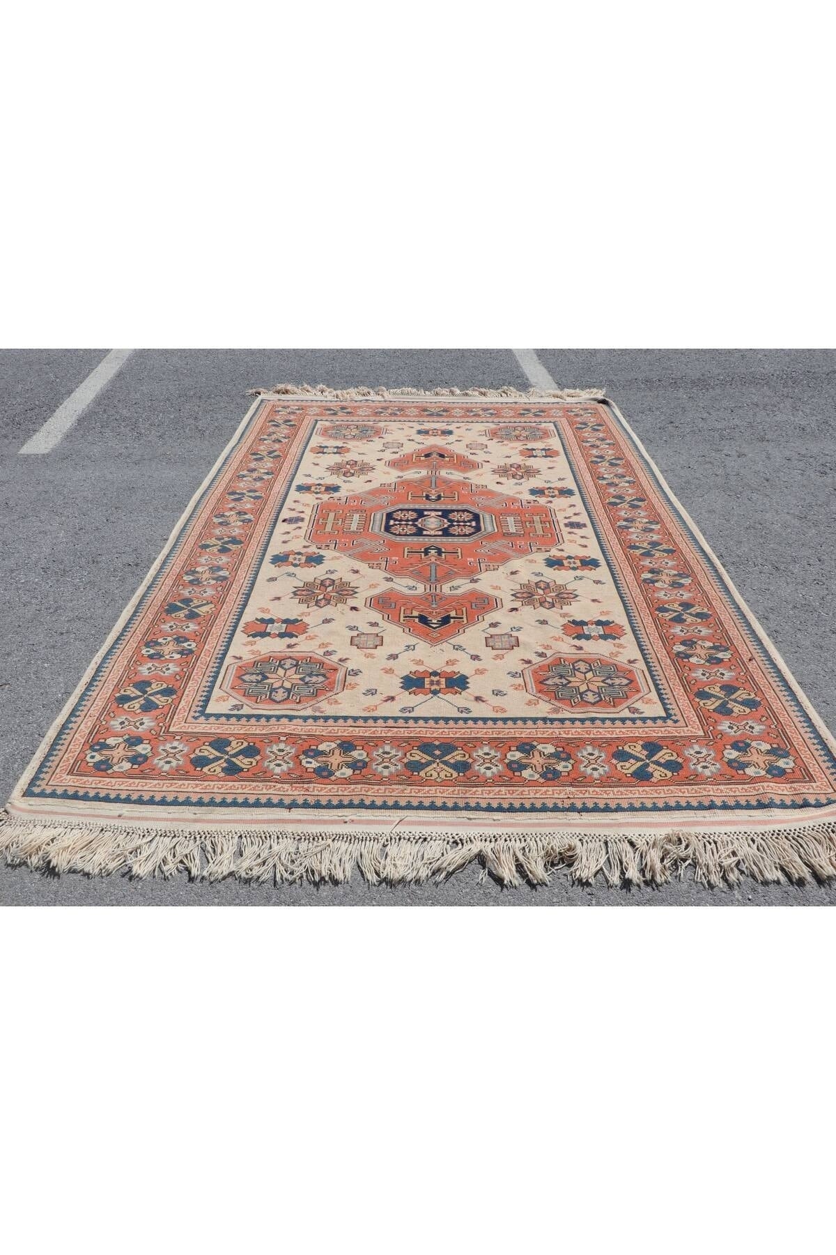 Kayra Export Hand-Woven Rug, Turkish Rug, 203x285 Cm Anatolian Rug
