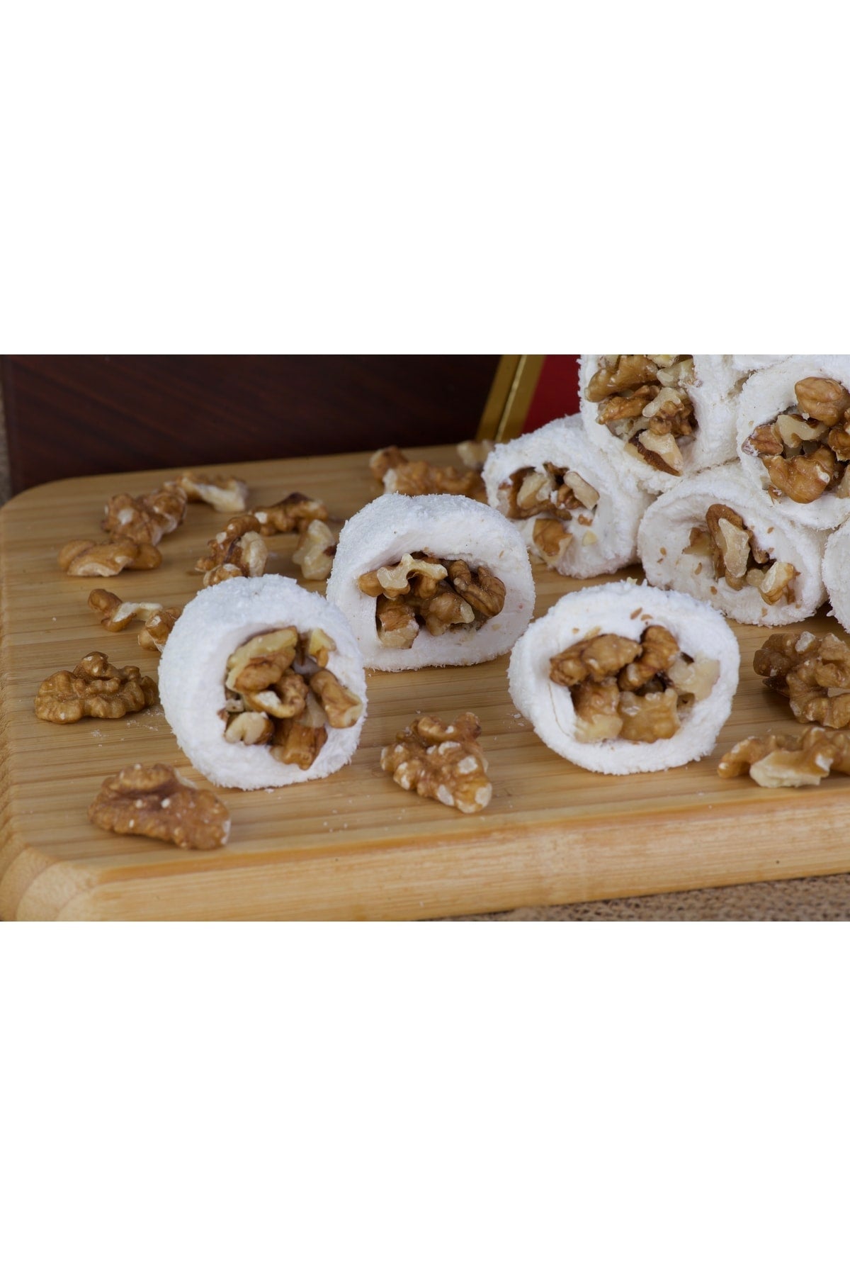 Genel Markalar Afyon Style gonbeler Sultan Style Walnut Turkish Delight 500 g - MALLTURK