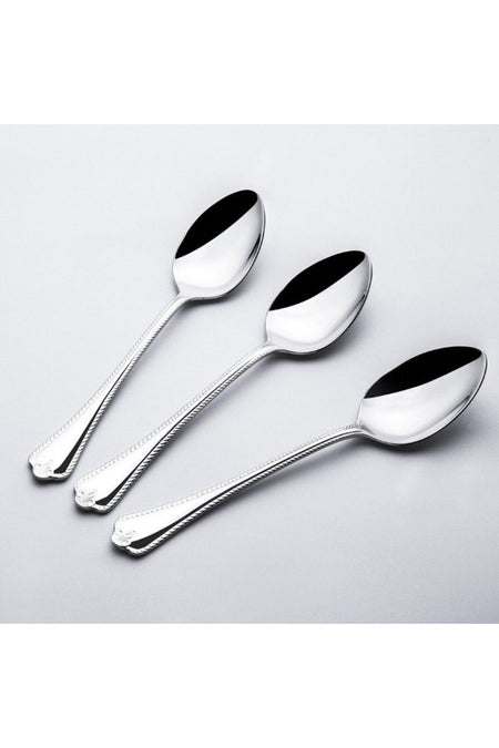 Nehir fulya 12 Piece Plain Dinner Spoon - MALLTURK
