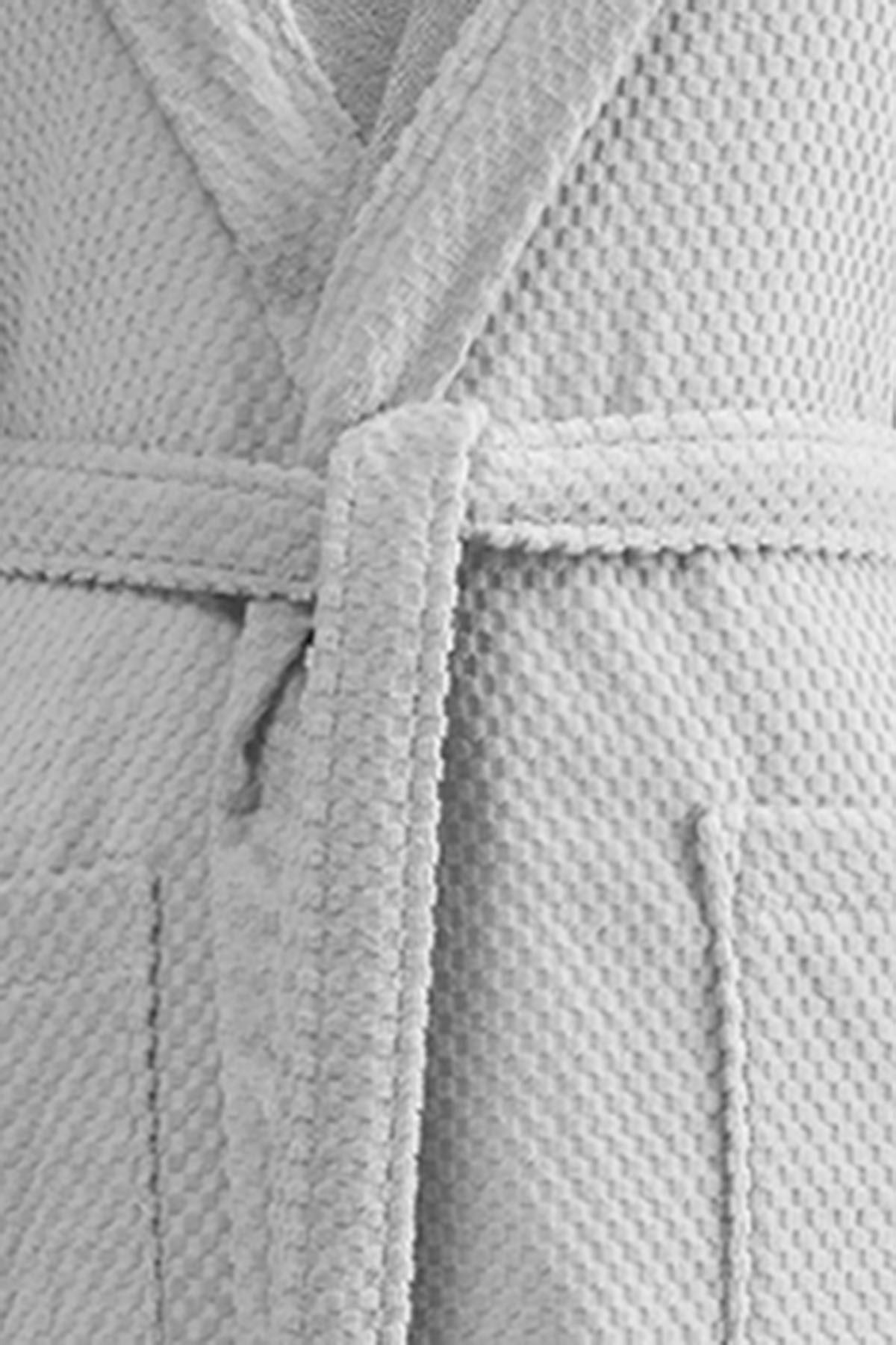 Ozdilek Bright Velvet Hooded Bathrobe - MALLTURK