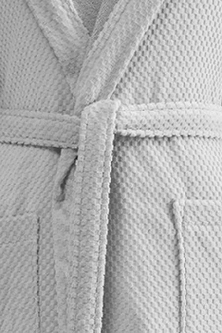 Ozdilek Bright Velvet Hooded Bathrobe - MALLTURK