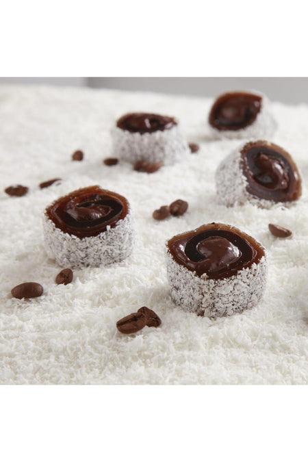 Lokum Atolyesi klasik turk Coffee Flavored Chocolate Turkish Delight 500g - MALLTURK