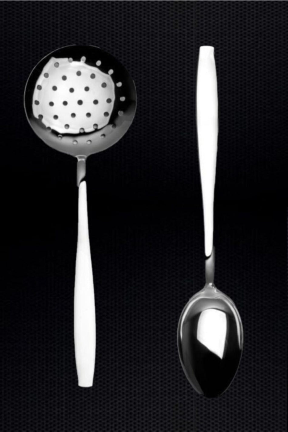 Nehir gumus Steel 2 Pack Serving Utensil Set - MALLTURK