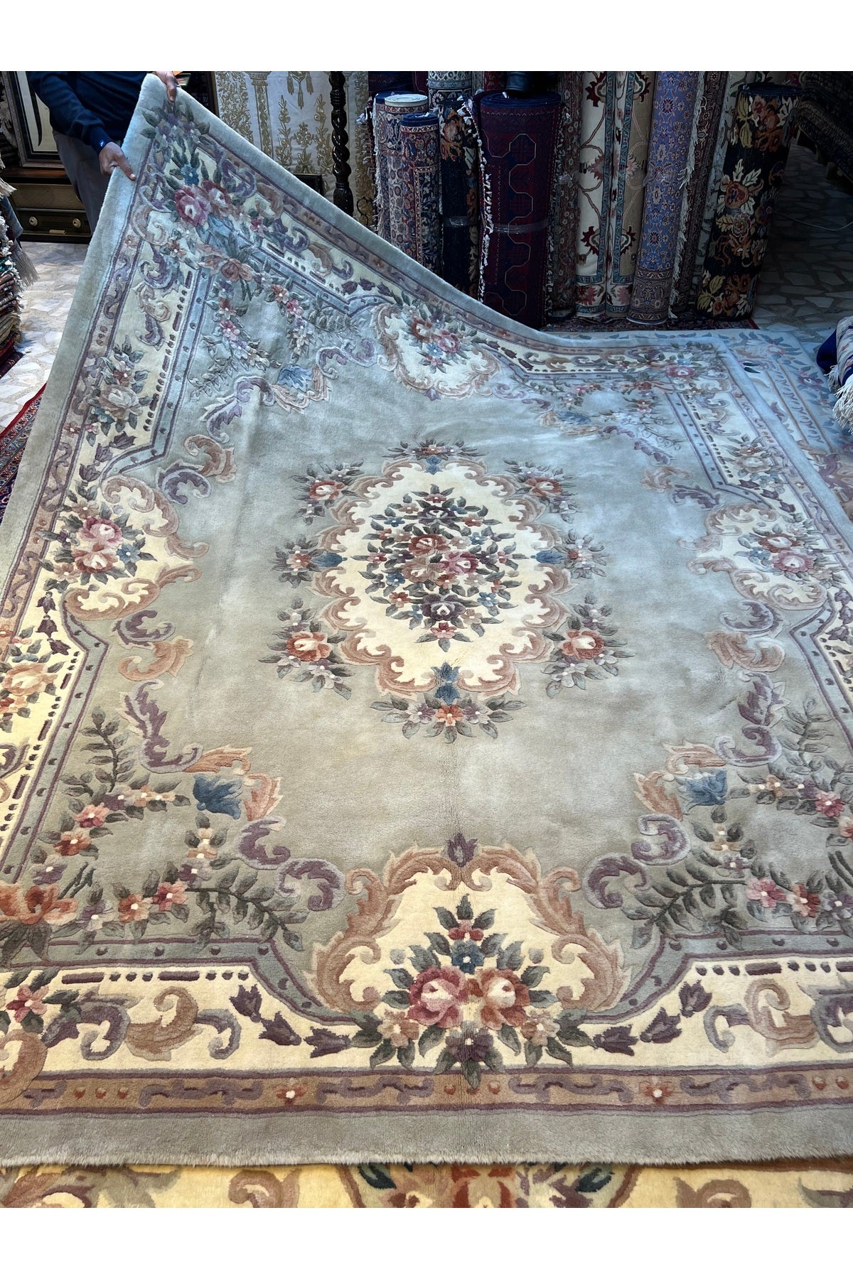 RD RAMAZAN DAG Hand Rug Art Hand-Woven Embossed Chinese Rug Wool Weave 2 El Size 305x240