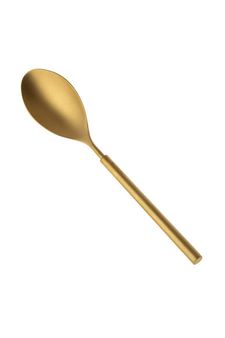 Jumbo 6000 roller full mat titanyum gold 12 Place Setting 84 Piece Flatware Set - MALLTURK