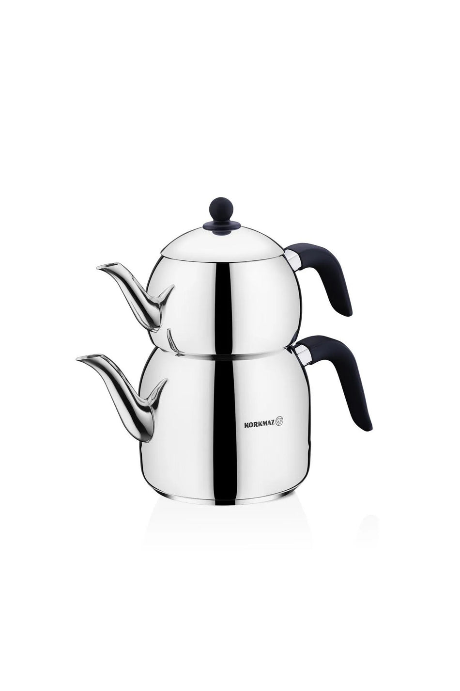 KORKMAZ Retro Black Teapot Set 2.5 lt A194 - MALLTURK