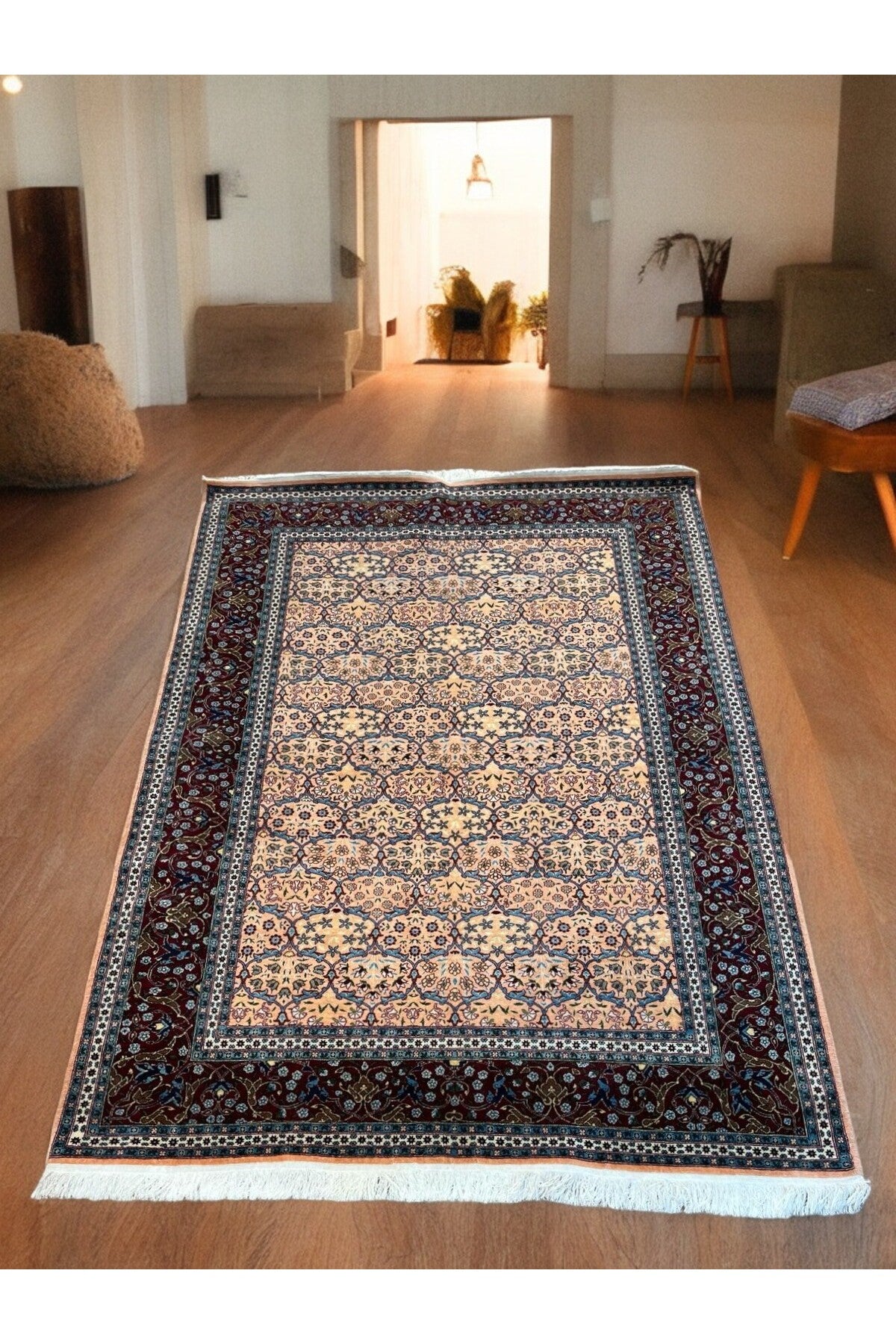 SIRVAN Rug Hand-Woven Hereke Rug - 173x242 - MALLTURK