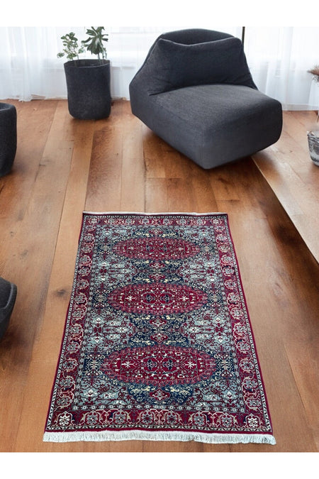 SIRVAN Rug Hand-Woven Hereke Rug - 230x147 - MALLTURK