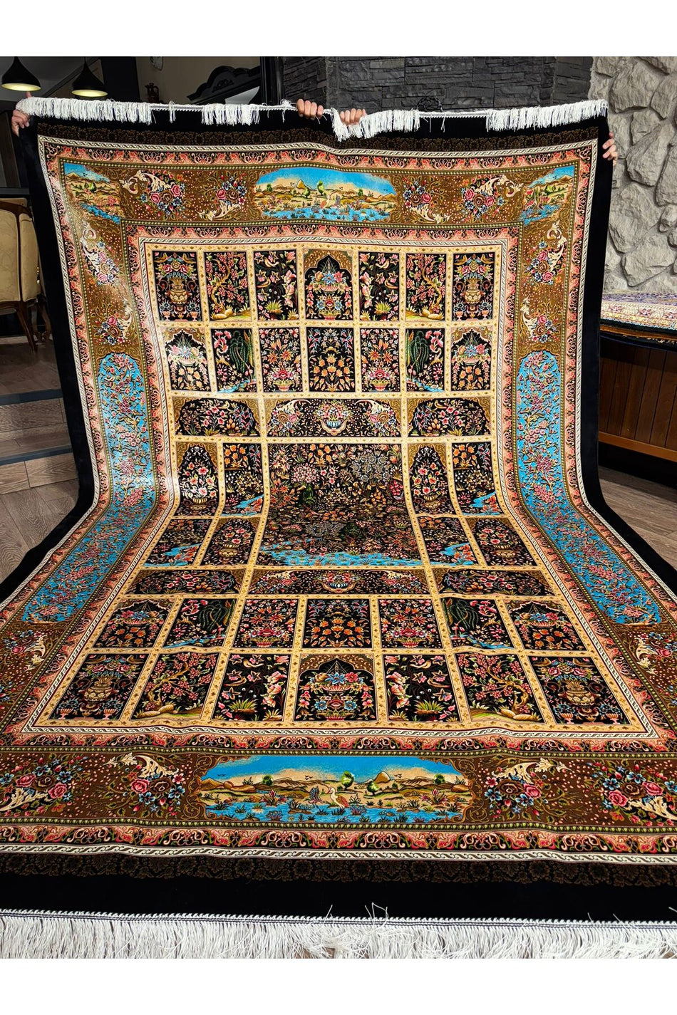 Rustikev Iranian Silk Rug