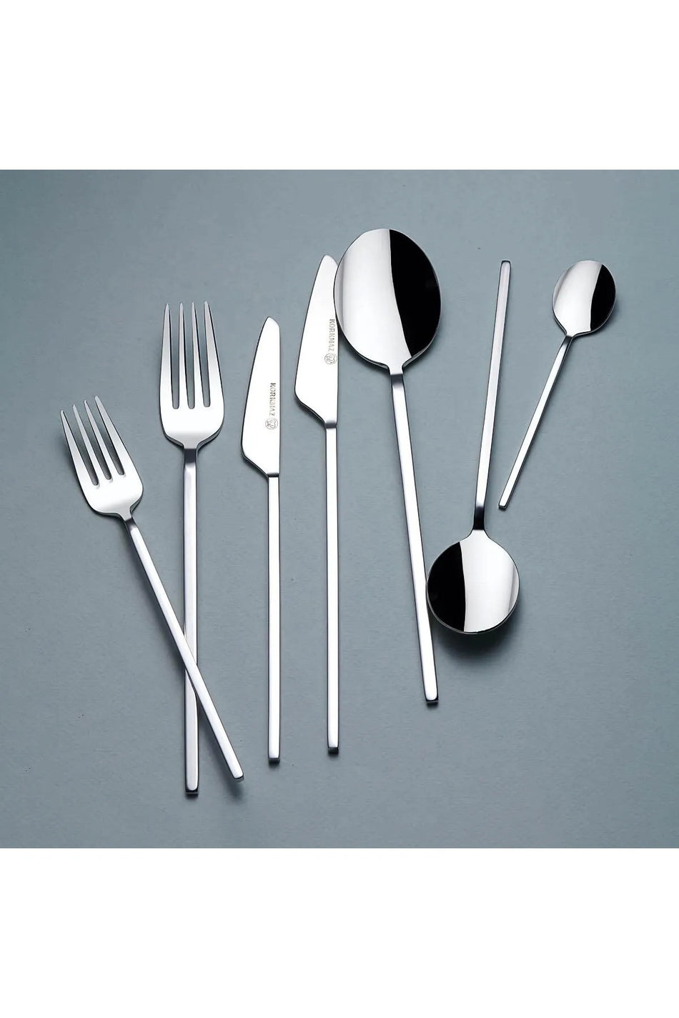 KORKMAZ 84 Piece a2505 sakura Flatware Set - MALLTURK