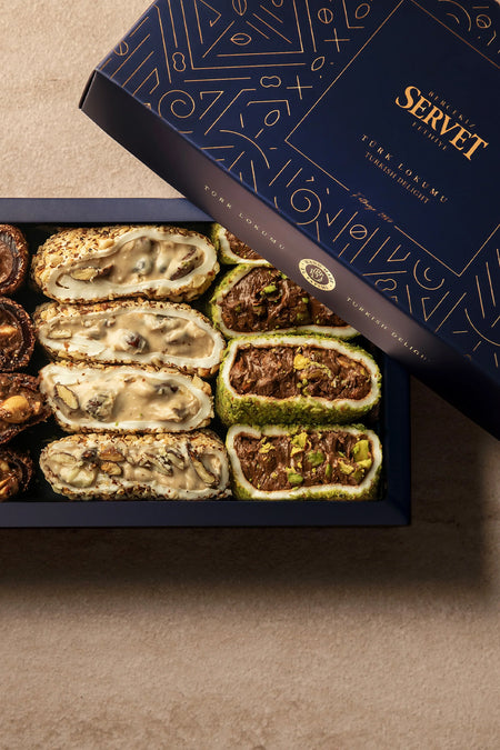 Servet Assorted Rolled Turkish Delight 500 g - MALLTURK