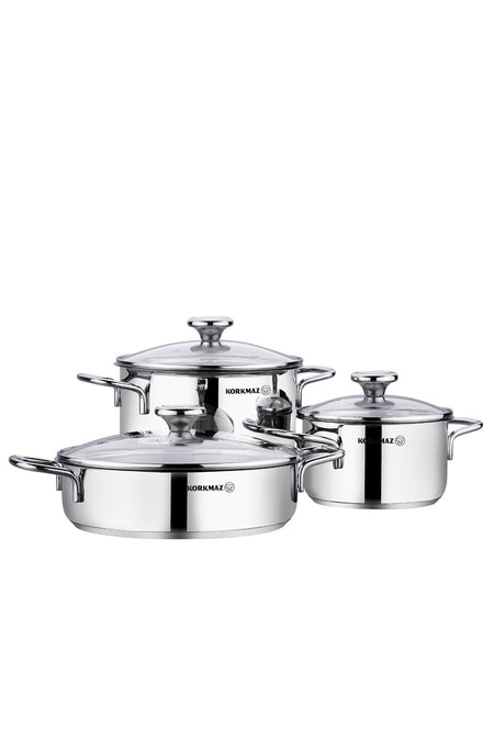 KORKMAZ Alia 6 Piece Cookware Set
