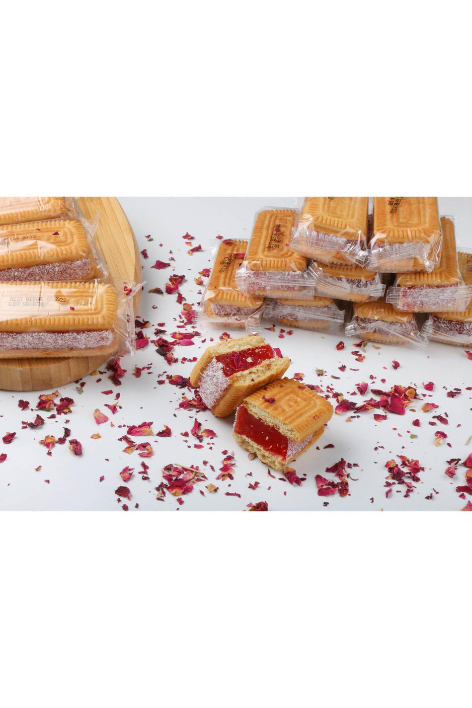 HALUK aydin kuruyemis with Biscuit Turkish Delight Rose Flavored 1 kg