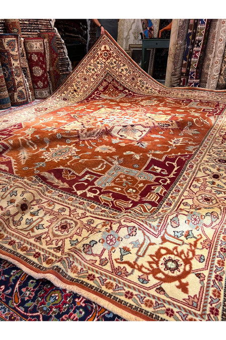 RD RAMAZAN DAG Hand Rug Art Hand-Woven Kula Rug Heriz Design 366x275 - MALLTURK