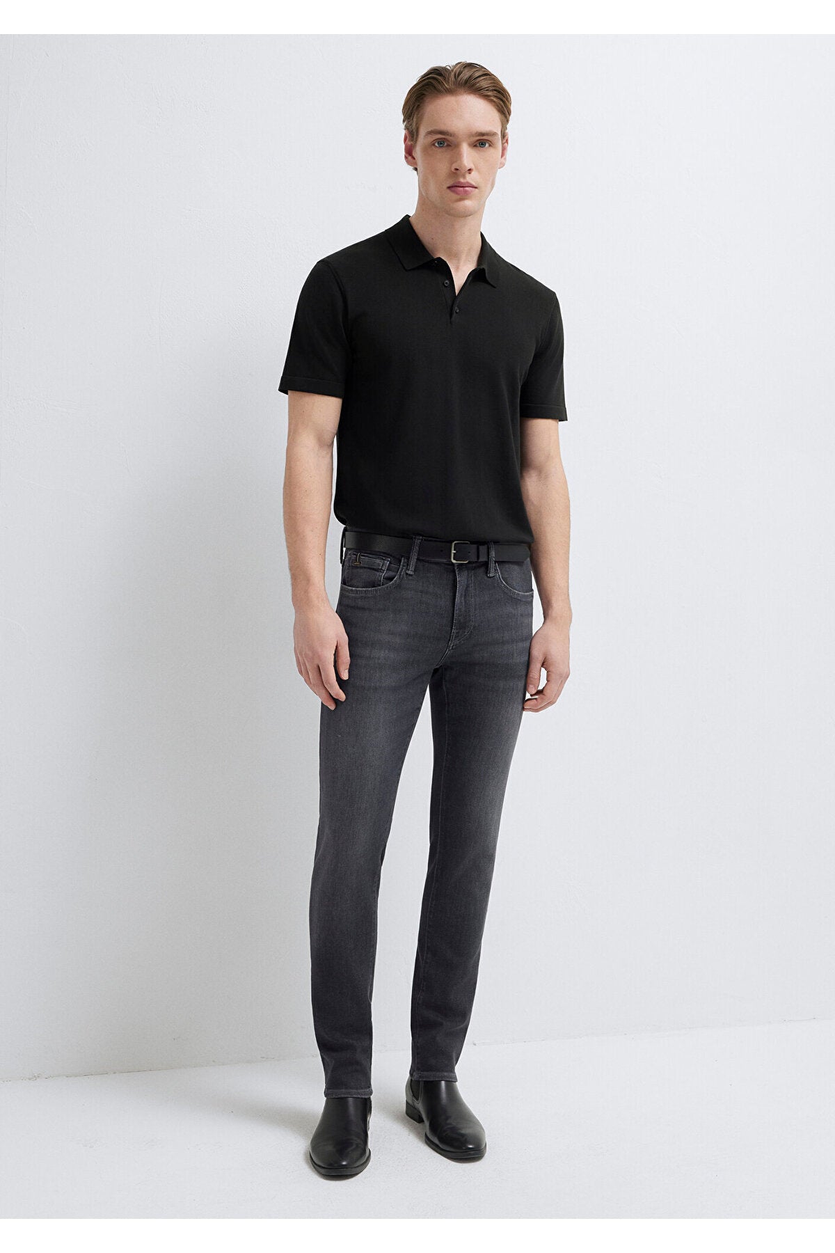 Mavi Lux Black Anthracite Jean Trousers 00422A1743 - MALLTURK