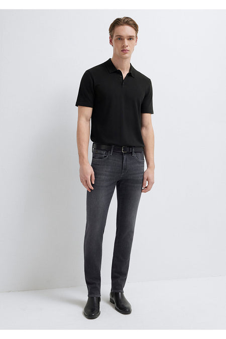 Mavi Lux Black Anthracite Jean Trousers 00422A1743 - MALLTURK