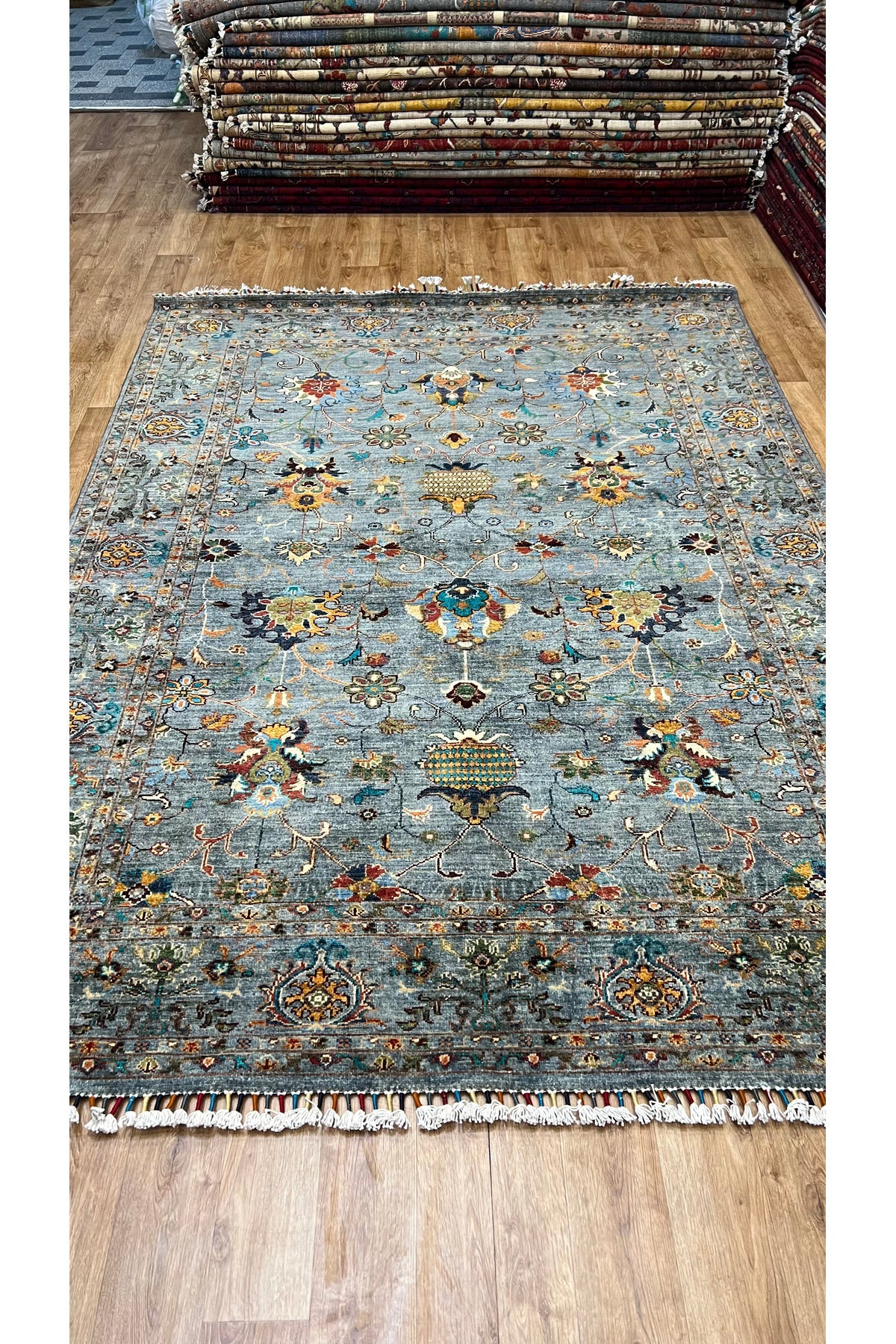 Turkmen Rug Hand-Woven Afghan Rug