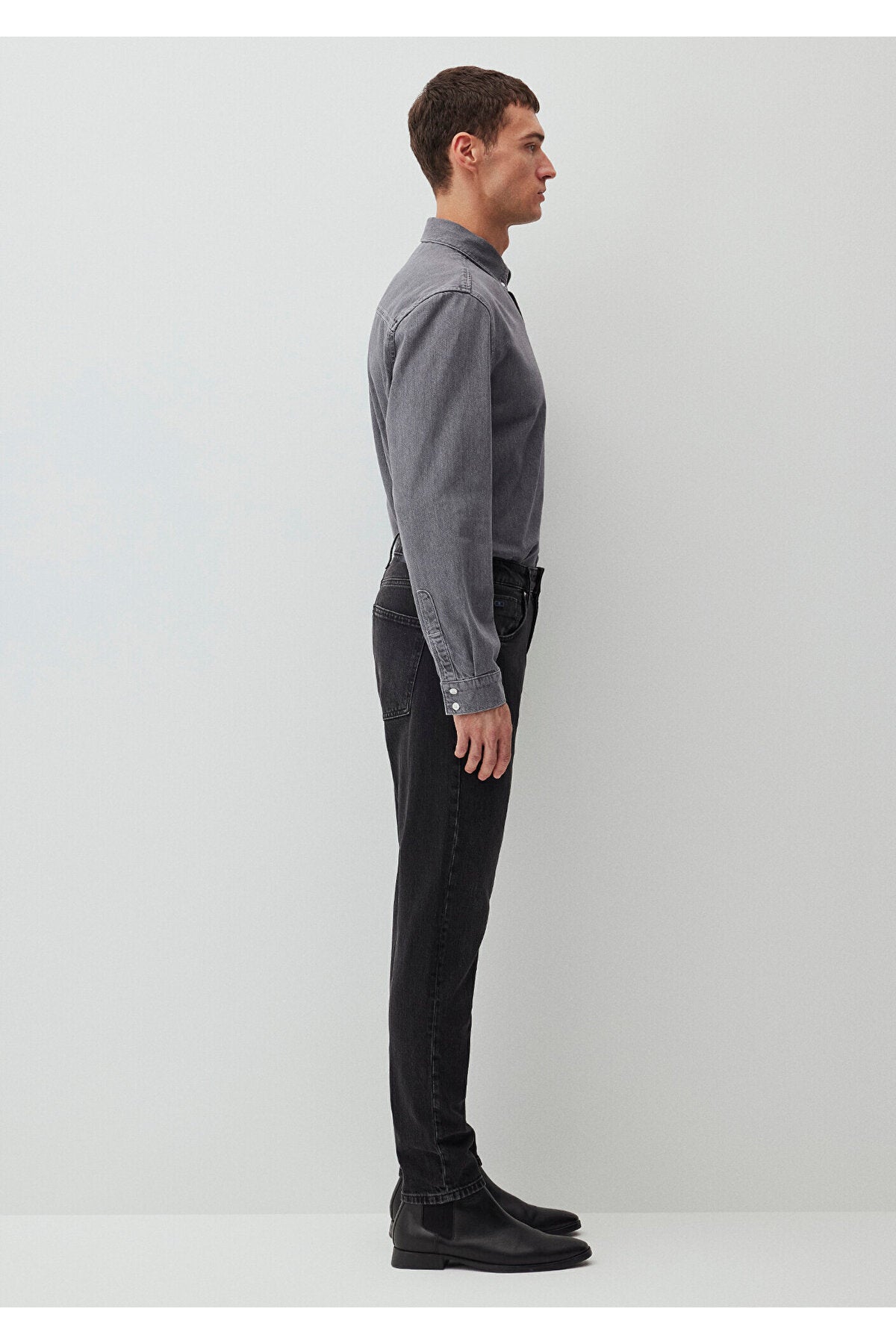 Mavi London Classic Denim Anthracite Smoke Jeans 0010172-87848 - MALLTURK