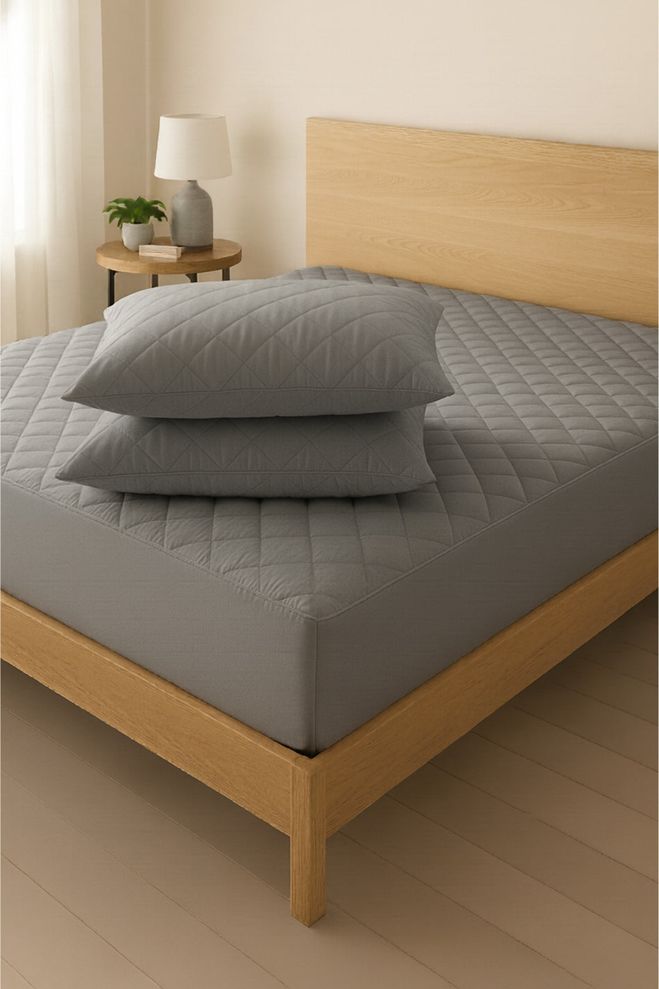 Formeya Pamukkale Waterproof Cotton Quilted Pillow Protector - MALLTURK